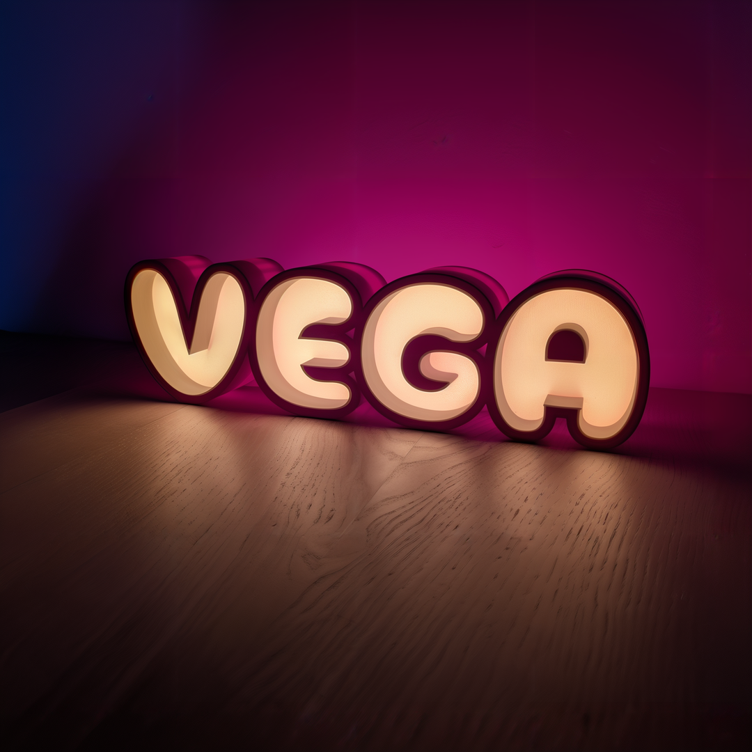 Lámpara LED Personalizada